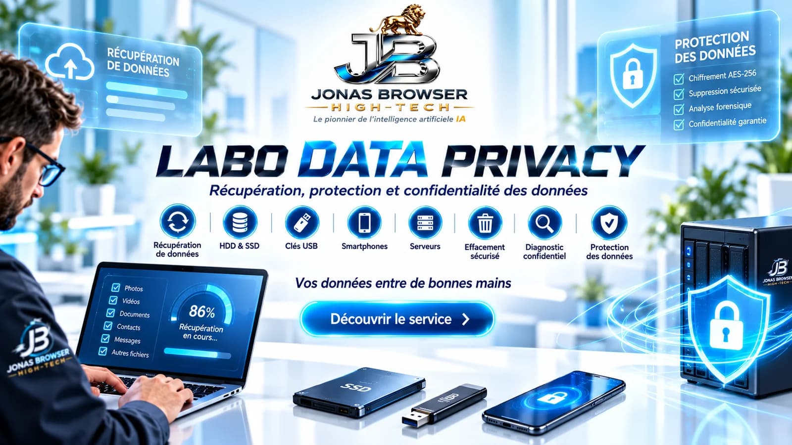 Labo Data Privacy — récupération, protection et confidentialité des données